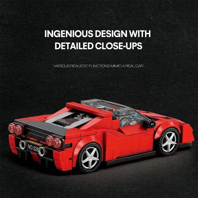 Creative Car Model Building Blocks Desk Ornament For Kids - Image 2