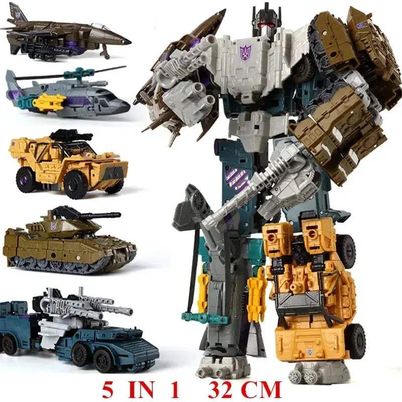 Transforming Five In One Robot Car Action Figure Durable - Image 19