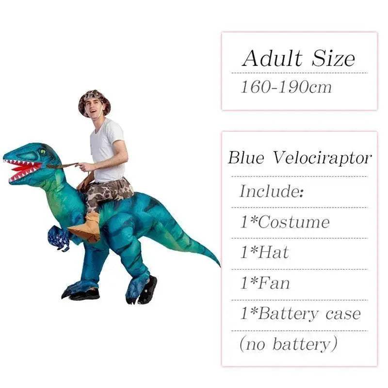 New Inflatable Dinosaur Costume Riding T Rex For Adults - Image 20