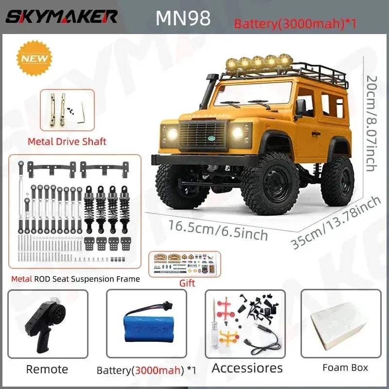 Twelfth Scale RC Car 4WD Rock Crawler RTR Premium Ready - Image 13