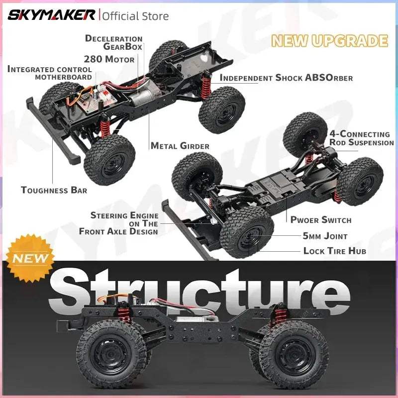 Twelfth Scale RC Car 4WD Rock Crawler RTR Premium Ready - Image 2