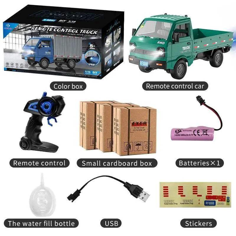 New RC Car Drift Climb With Spray And LED Lights For Kids - Image 11