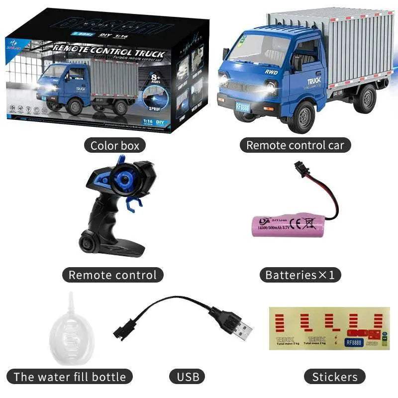 New RC Car Drift Climb With Spray And LED Lights For Kids - Image 13