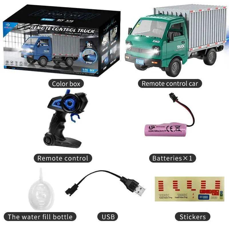 New RC Car Drift Climb With Spray And LED Lights For Kids - Image 14