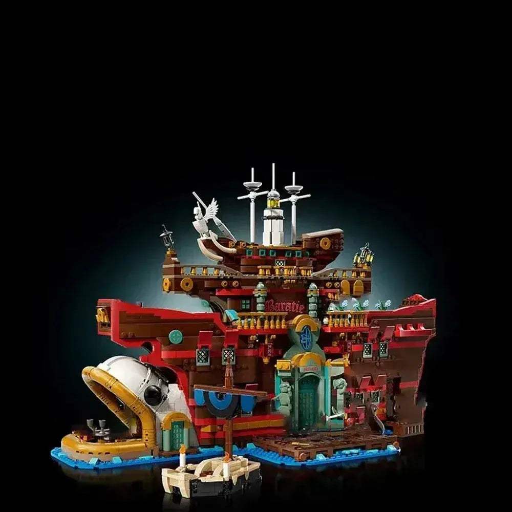 New Style Floating Restaurant Model Kit With Lego Blocks - Image 4
