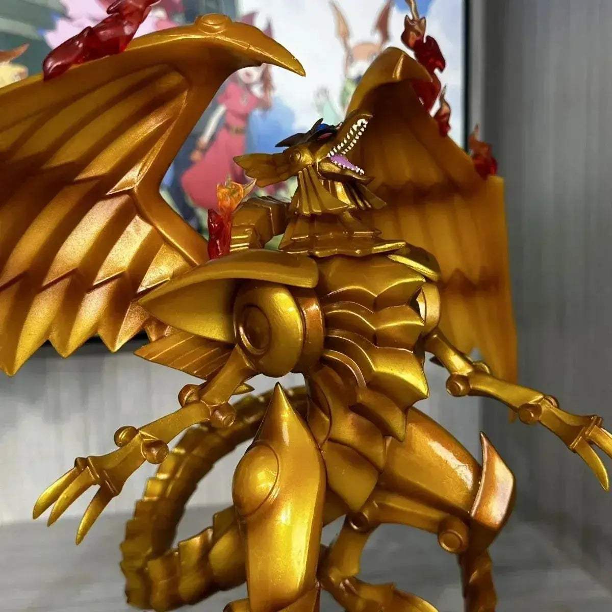 NEW The Winged Dragon Of Ra Anime Figure, Yu-Gi-Oh Duel Monsters Statue 27 CM - Image 7