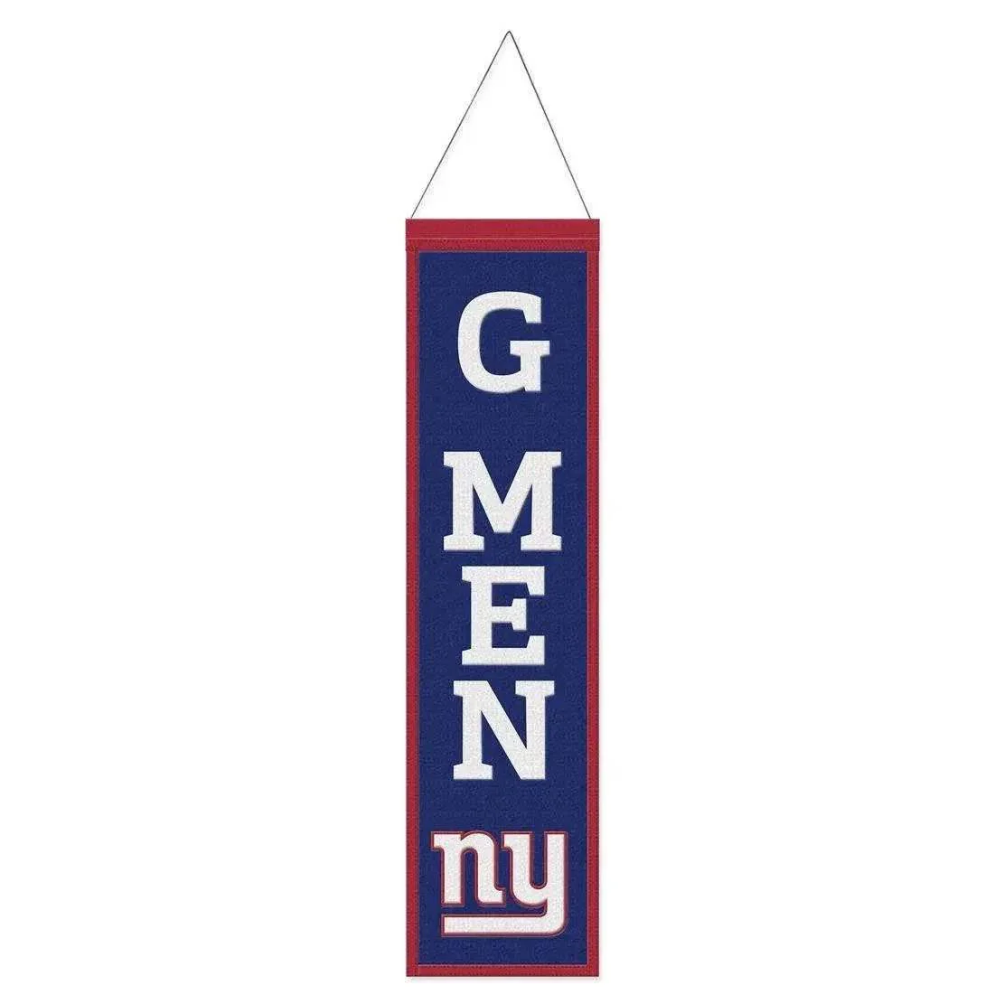 New York Giants Wool Banner 8x32 Heritage Slogan Design