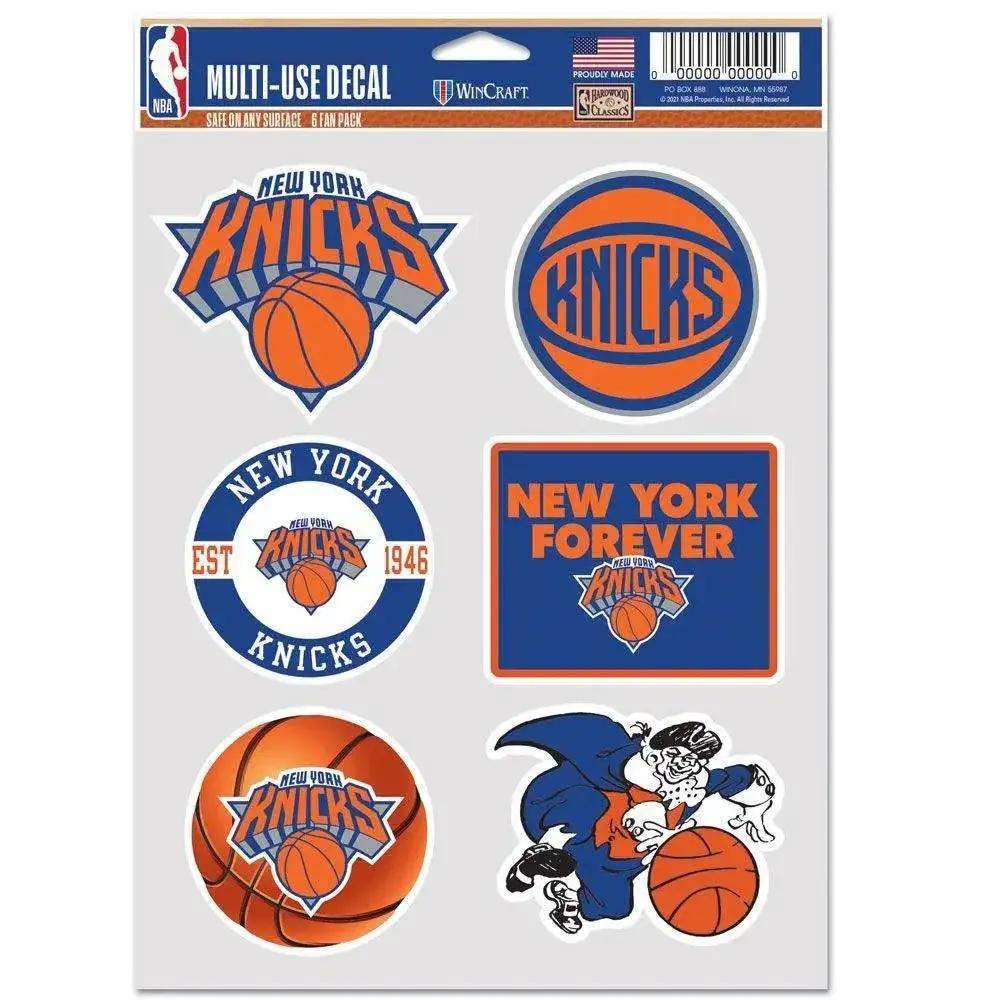 New York Knicks Decal Multi Use Fan Pack Six Decals