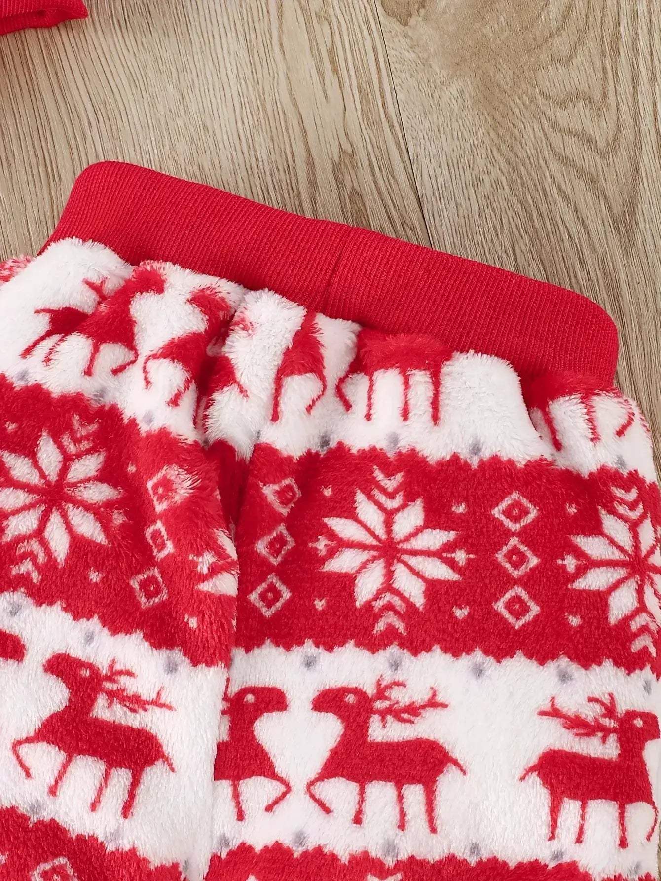 Newborn 0-12M Unisex Flannel 3 Piece Winter Set Polyester Warm - Image 5