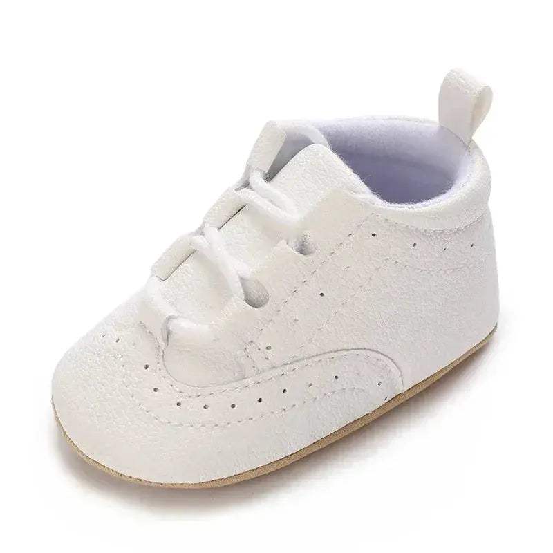 Newborn Baby Boys First Walkers Moccasin Shoes Soft Sole - Image 3