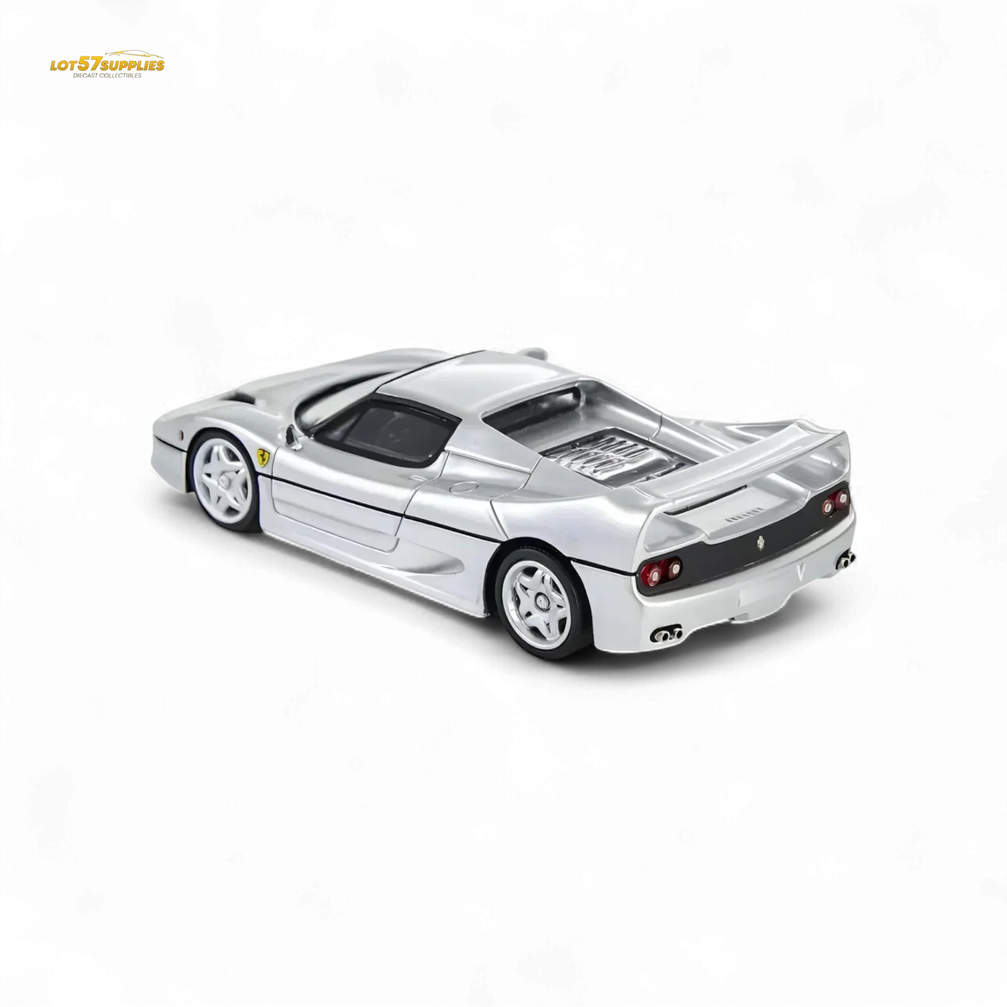 Nice Auto Ferrari F50 Silver 1:64 - Image 2