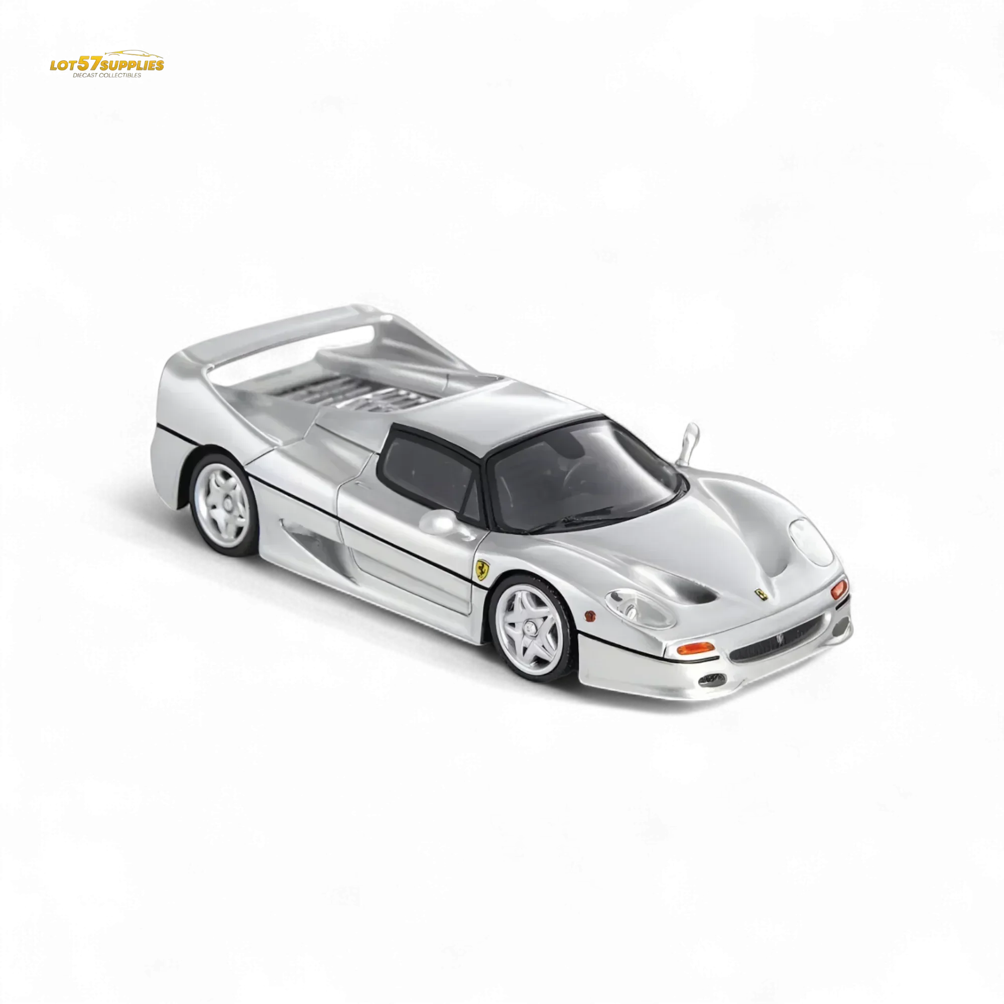 Nice Auto Ferrari F50 Silver 1:64 - Image 3