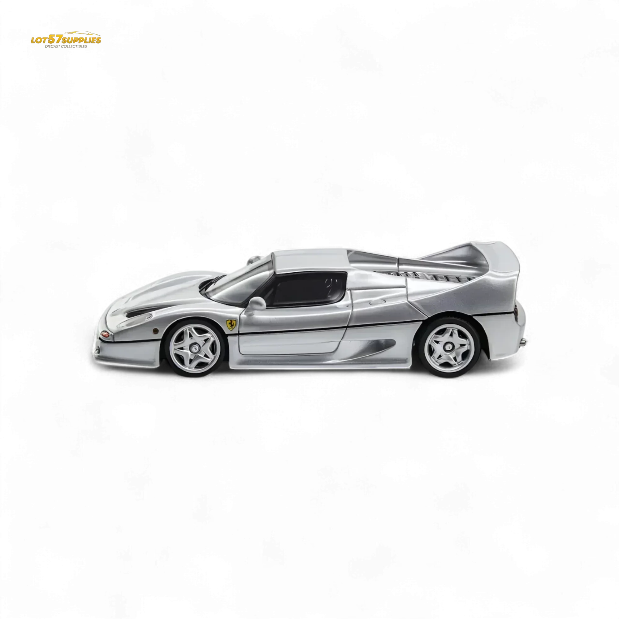 Nice Auto Ferrari F50 Silver 1:64 - Image 4