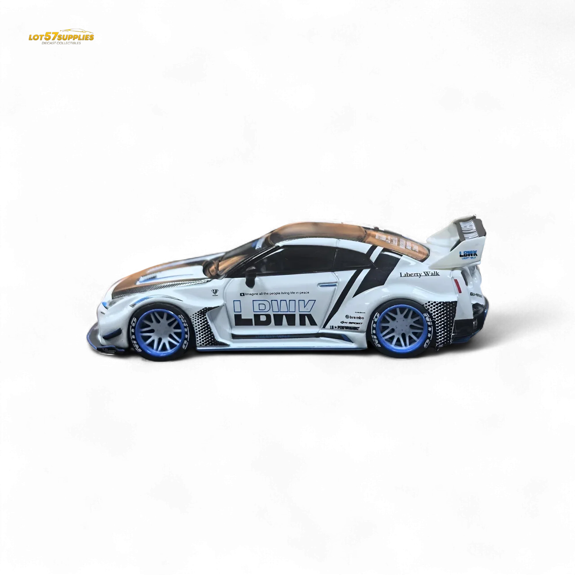 Nissan GTR R35 Diecast 1 64 Liberty Walk LB Edition - Image 2