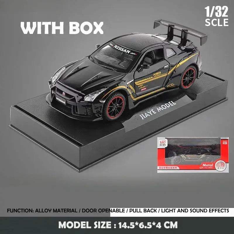 Nissan GTR R35 Diecast Car Model With Sound And Light - Image 7