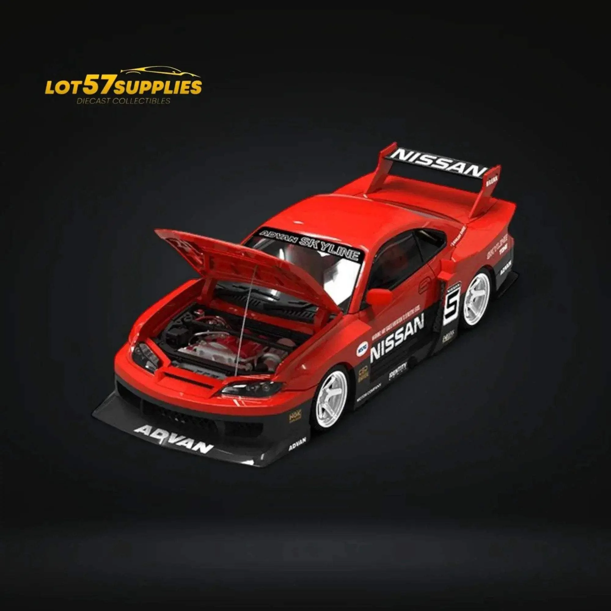 Nissan Silvia S15 Diecast Car With Openable Hood Limited Edition