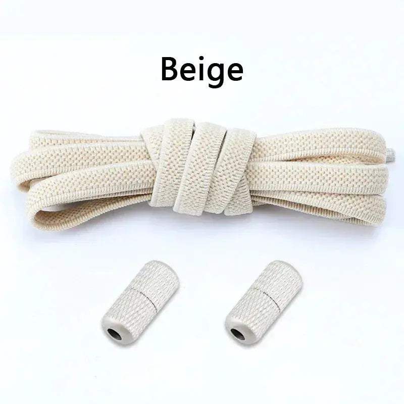 No Tie Elastic Shoelaces For Sneakers Flat Stretch Laces - Image 27