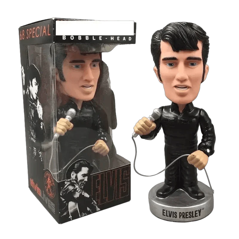 Elvis Bobble Head Dashboard Ornament For Cars Fun Auto Decor