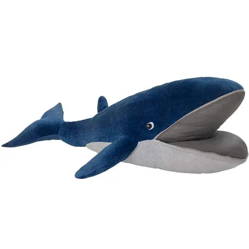 Blue Whale Plush Throw Pillow With Zipper Nordic Style - Image 7