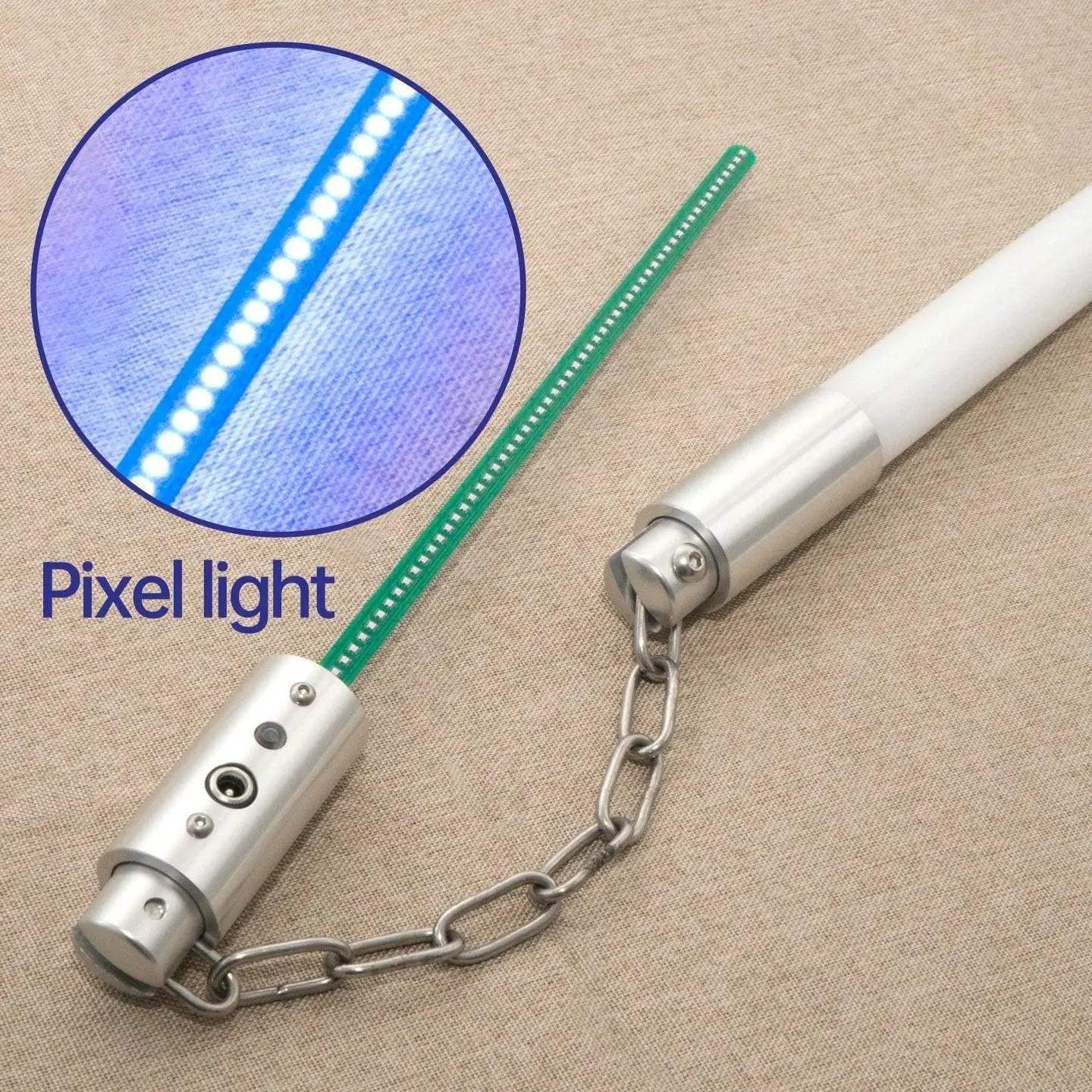 Nunchaku LED Light Aluminum Alloy Color Changing Duel - Image 4