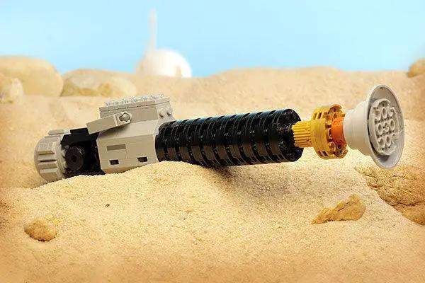 Obi-Wan Lightsaber w/ Stand made with LEGO parts - Image 2