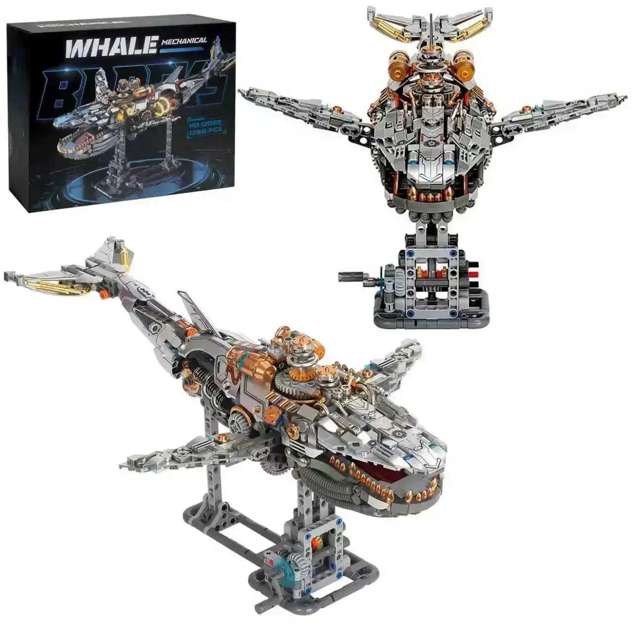 Ocean Life Mechanical Whale Blocks With Light Power Module - Image 2
