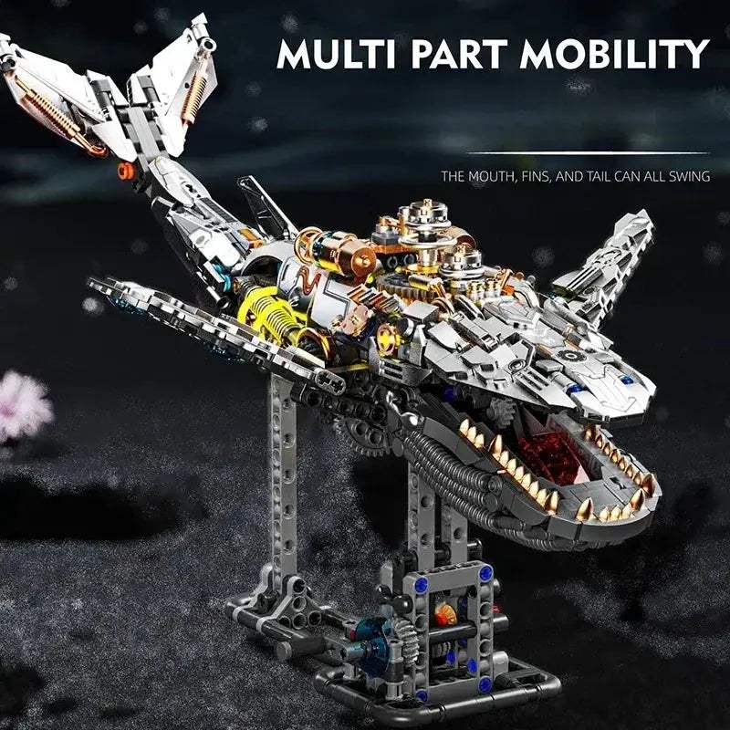 Ocean Life Mechanical Whale Blocks With Light Power Module - Image 3