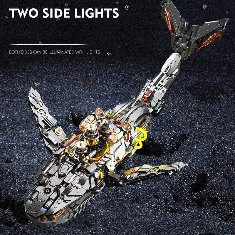 Ocean Life Mechanical Whale Blocks With Light Power Module - Image 4