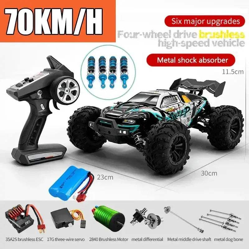 Off Road RC Car 4x4 Brushless High Speed 70KMH Performance - Image 11