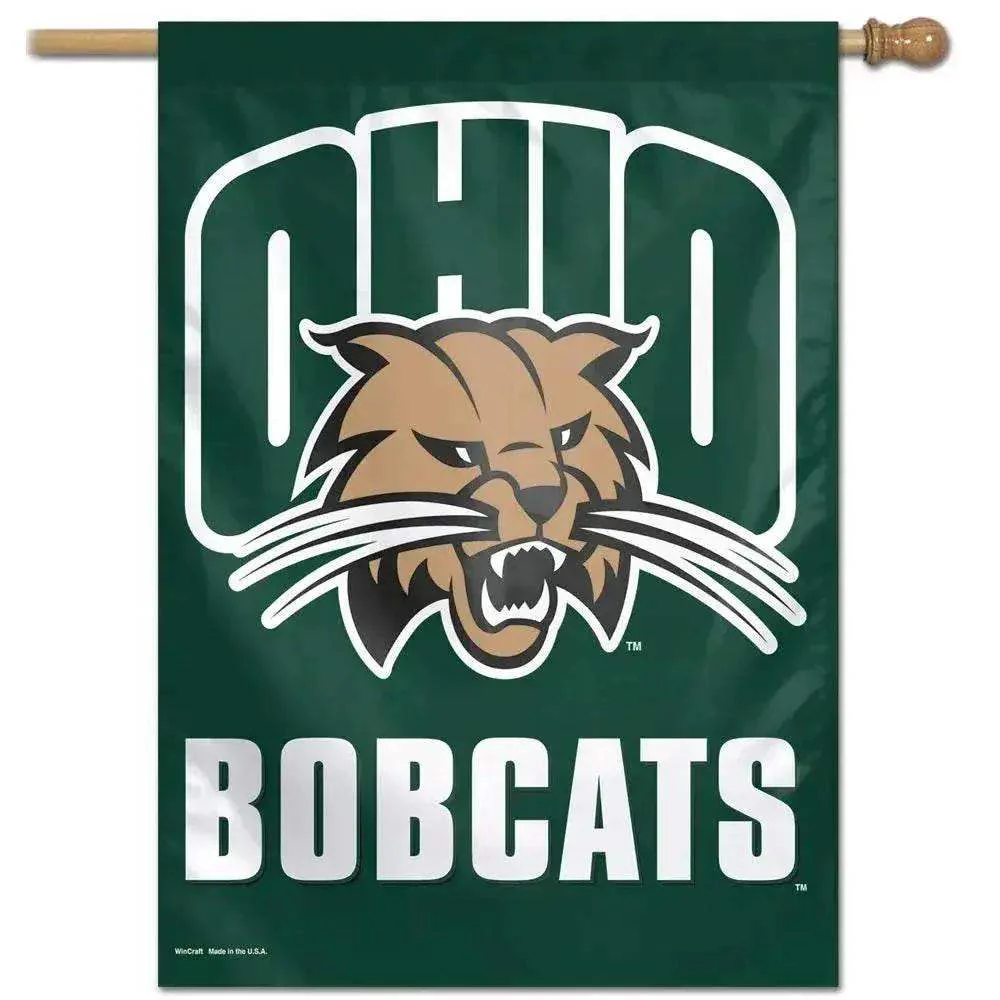 Ohio Bobcats Banner 28x40 Vertical College Banner Display