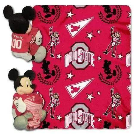Ohio State Buckeyes Disney Hugger Blanket With Mickey