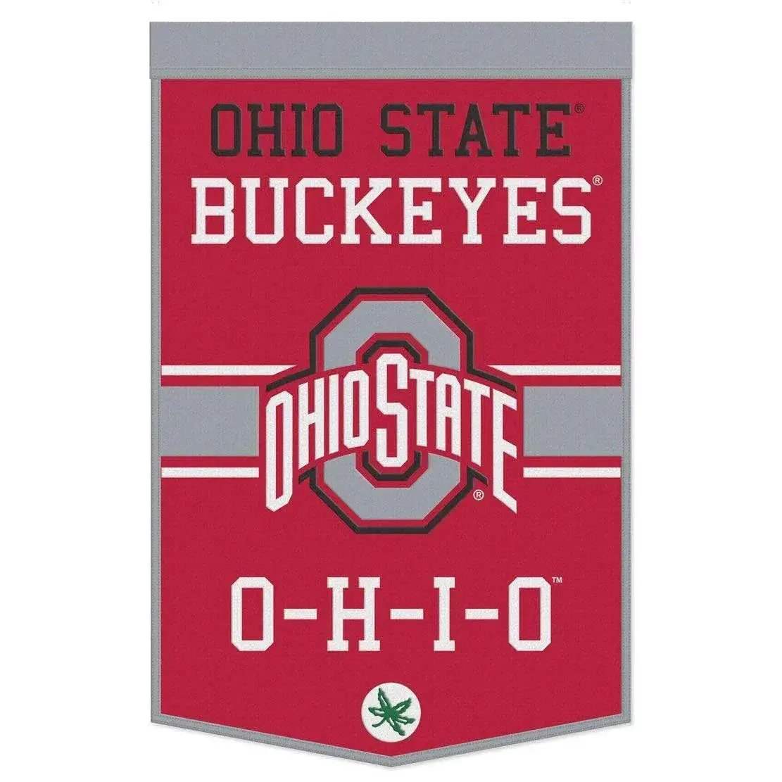 Ohio State Buckeyes Wool Banner 24x38 Dynasty Slogan