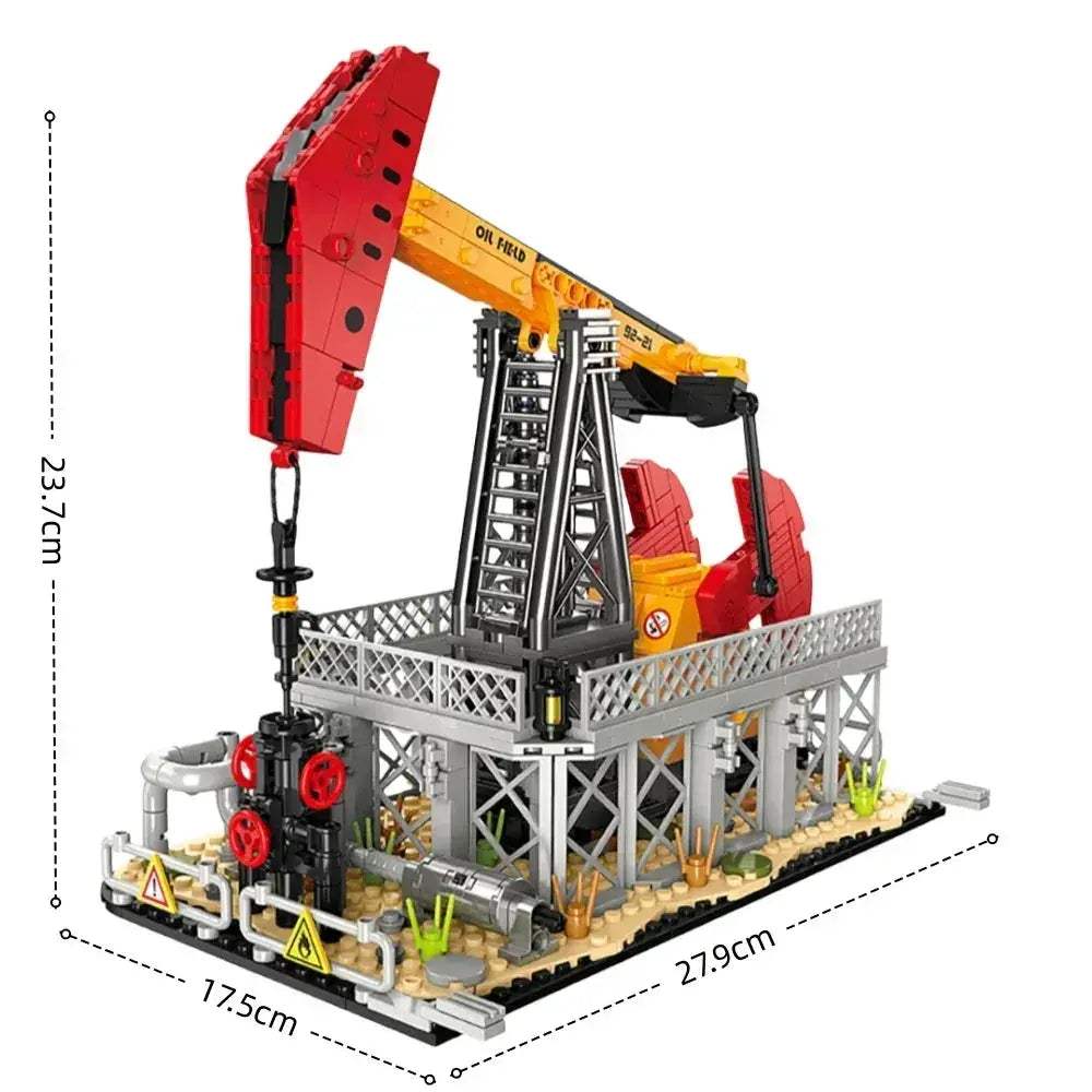 Oil Refinery Building Block Set for Creative STEM Play - Image 10
