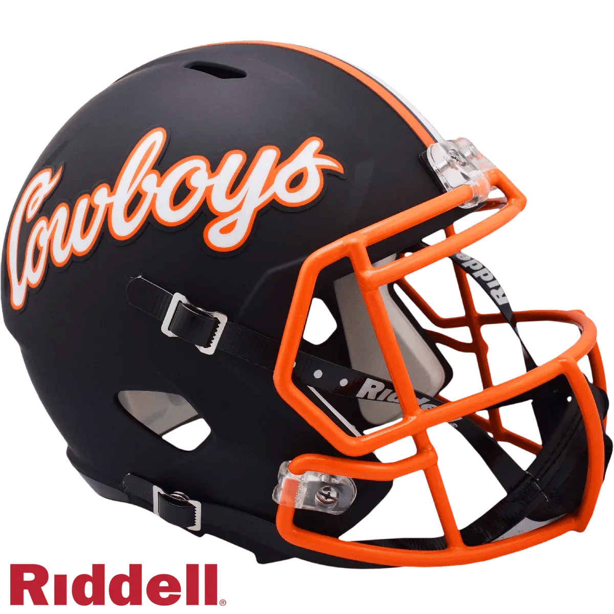 Oklahoma State Cowboys Helmet Riddell Replica Speed Script