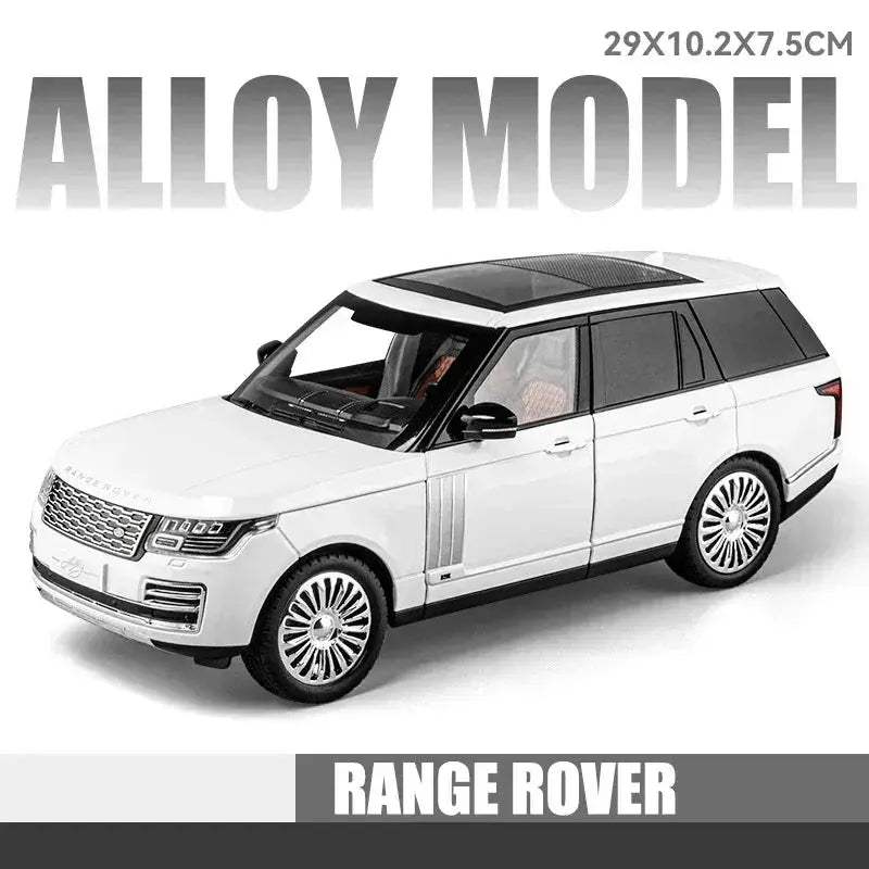 One Eighteen Scale Land Rover Range Rover Diecast Model Car With Sound Light - Image 7