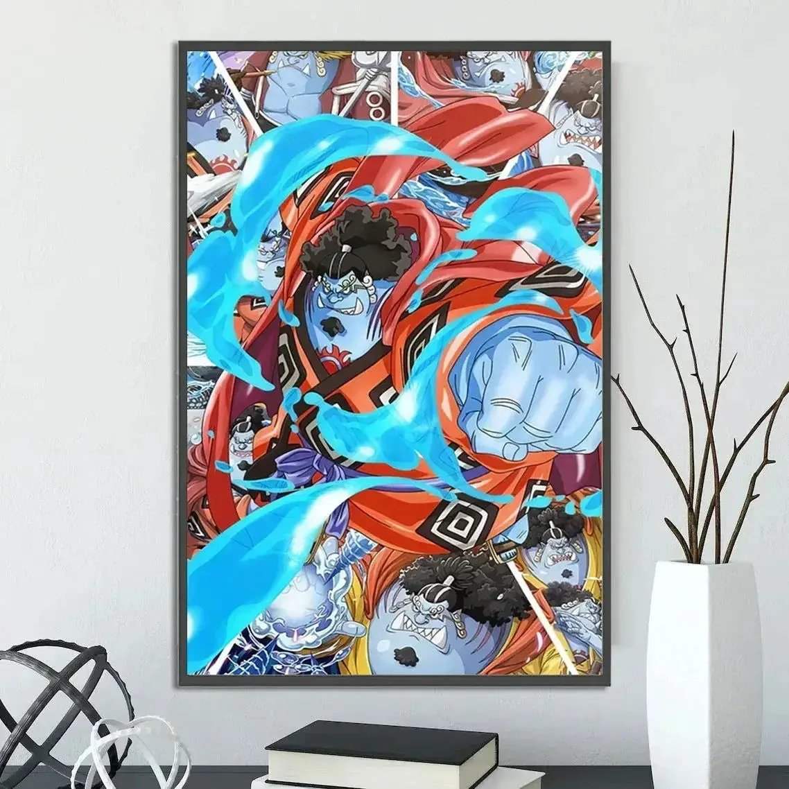 One Piece Anime Self-adhesive Poster, Anime Wall Art Wallpaper Home Decoration Painting Wall Art For Bedroom - Image 16