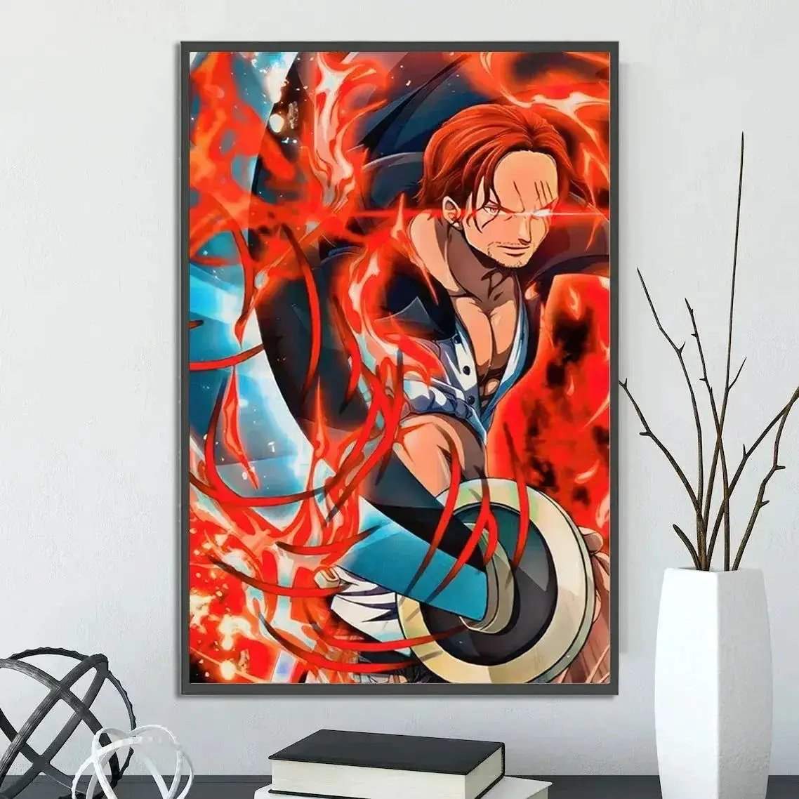 One Piece Anime Self-adhesive Poster, Anime Wall Art Wallpaper Home Decoration Painting Wall Art For Bedroom - Image 21