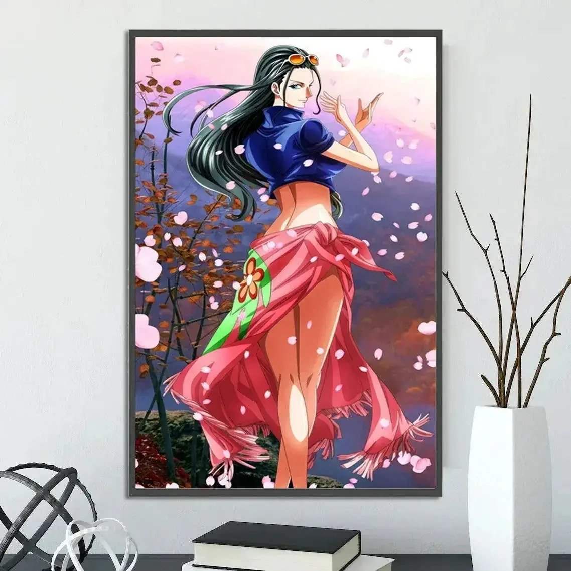 One Piece Anime Self-adhesive Poster, Anime Wall Art Wallpaper Home Decoration Painting Wall Art For Bedroom - Image 29