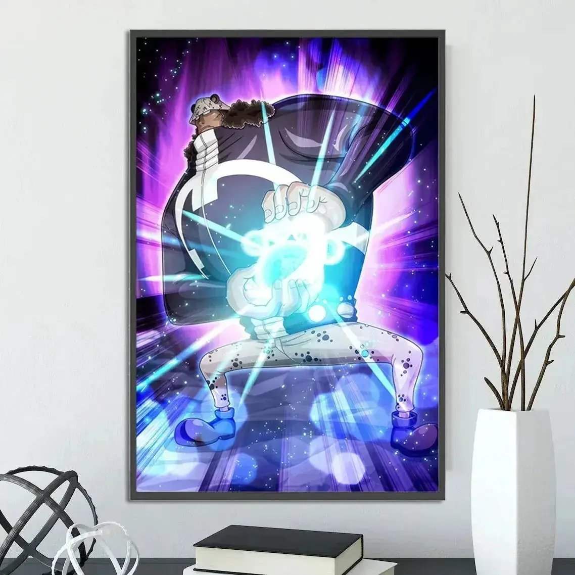 One Piece Anime Self-adhesive Poster, Anime Wall Art Wallpaper Home Decoration Painting Wall Art For Bedroom - Image 30