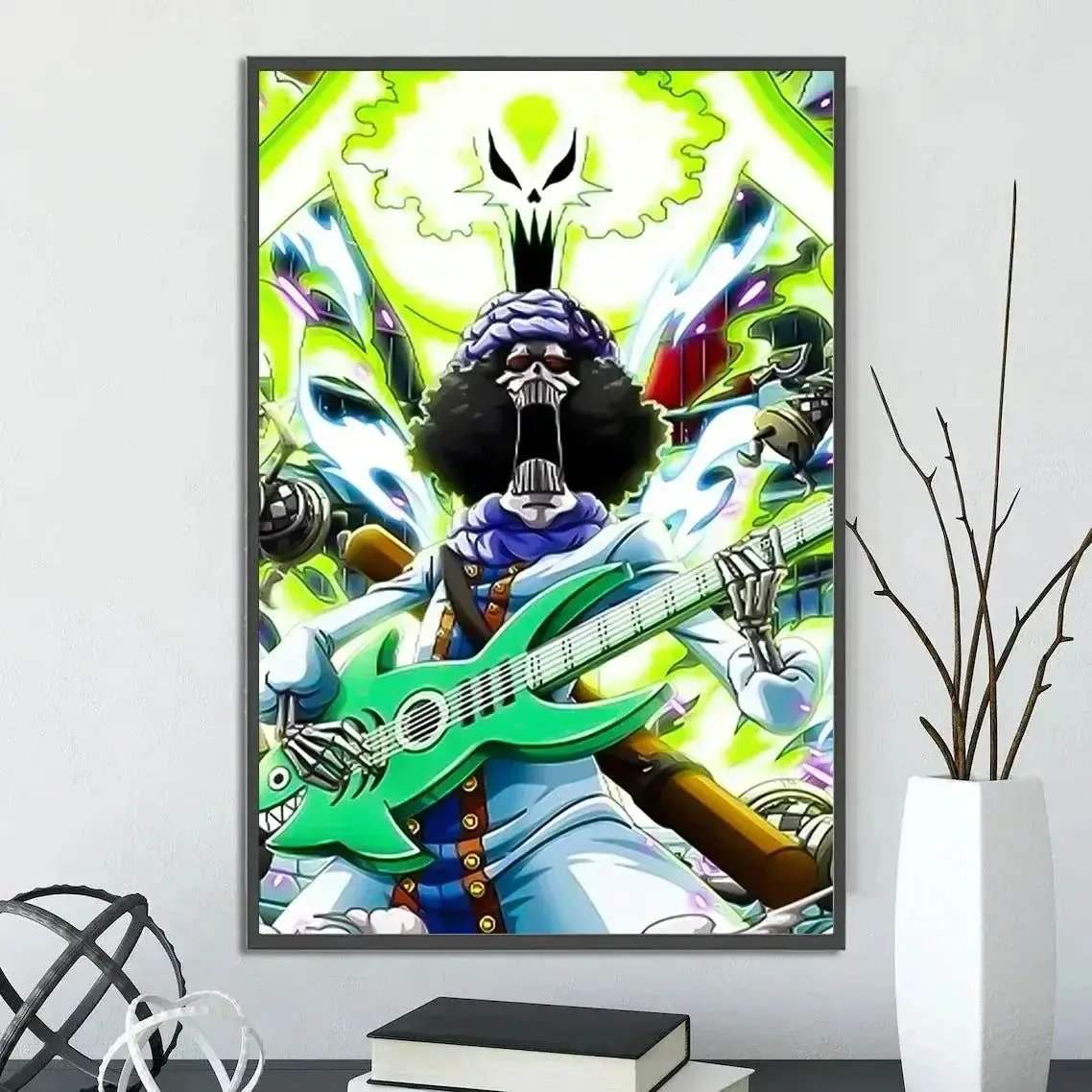 One Piece Anime Self-adhesive Poster, Anime Wall Art Wallpaper Home Decoration Painting Wall Art For Bedroom - Image 31