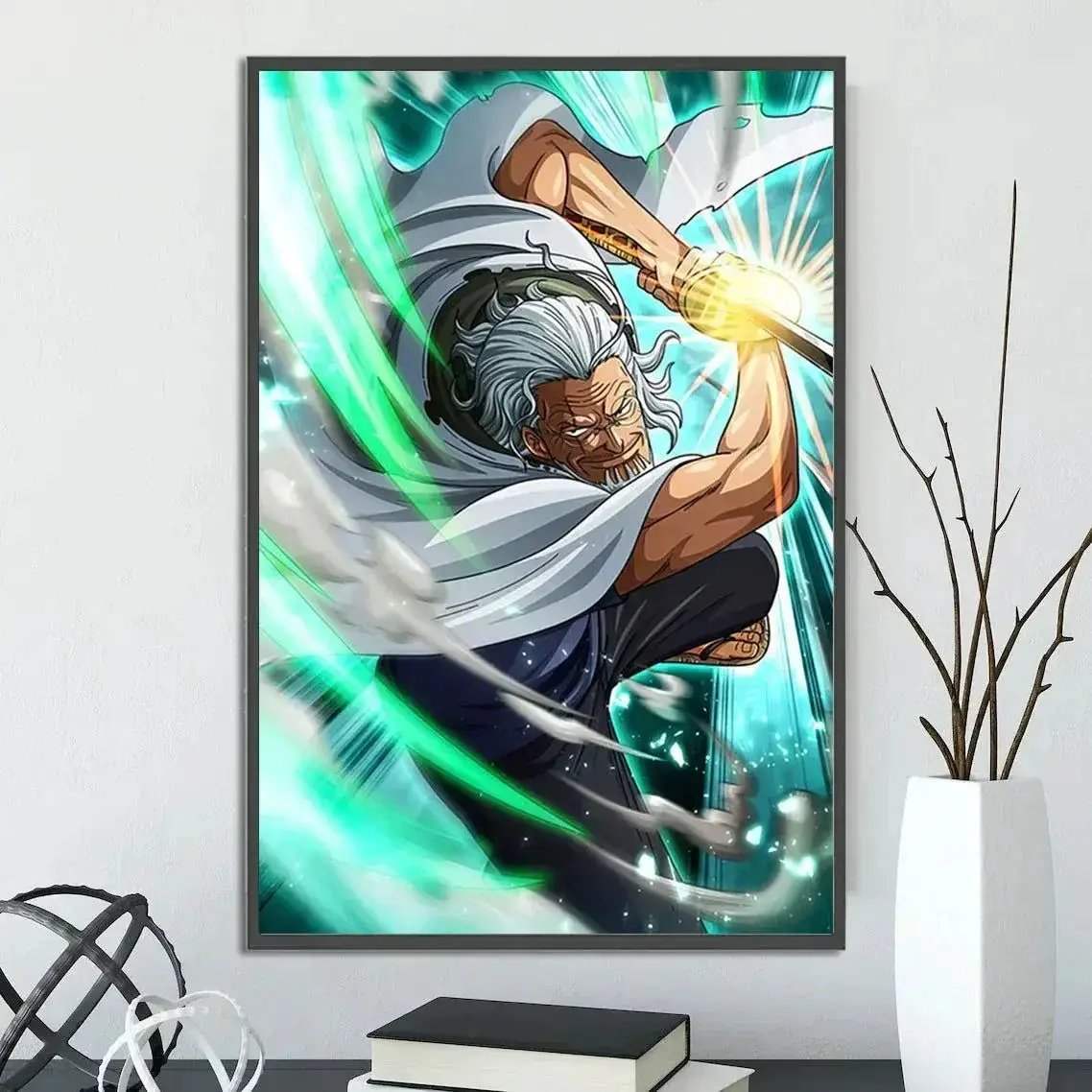 One Piece Anime Self-adhesive Poster, Anime Wall Art Wallpaper Home Decoration Painting Wall Art For Bedroom - Image 8