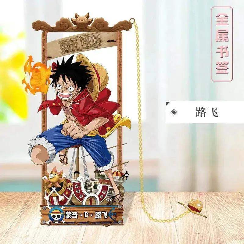 ONE PIECE Metal Bookmarks with Various Design Characters for Anime Fans - Image 3