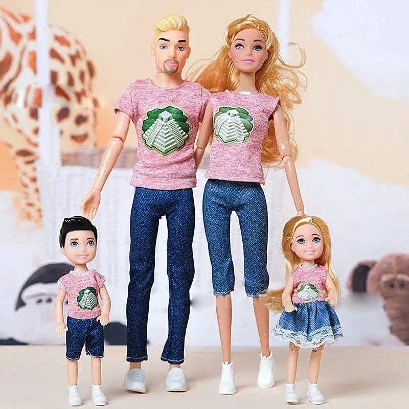 One Sixth BJD Family Dolls With Parents For Creative Play - Image 7