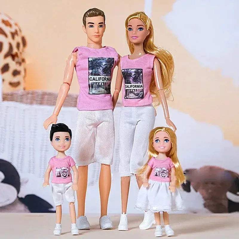 One Sixth BJD Family Dolls With Parents For Creative Play - Image 9