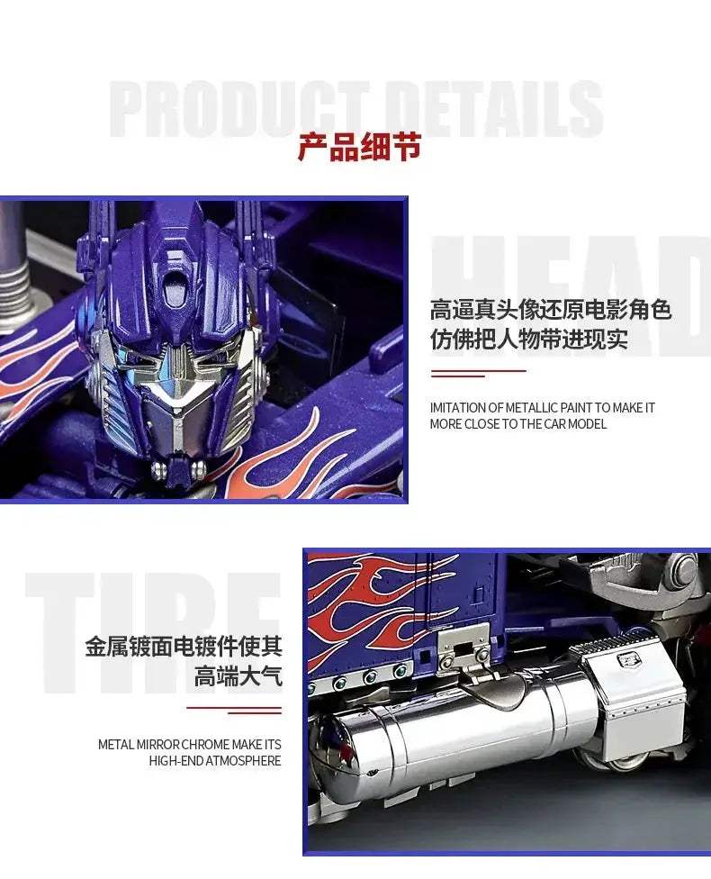 Optimus Prime and Bumblebee Autobots Anime Figures, Transformation Robot Toys 30 CM - Image 10