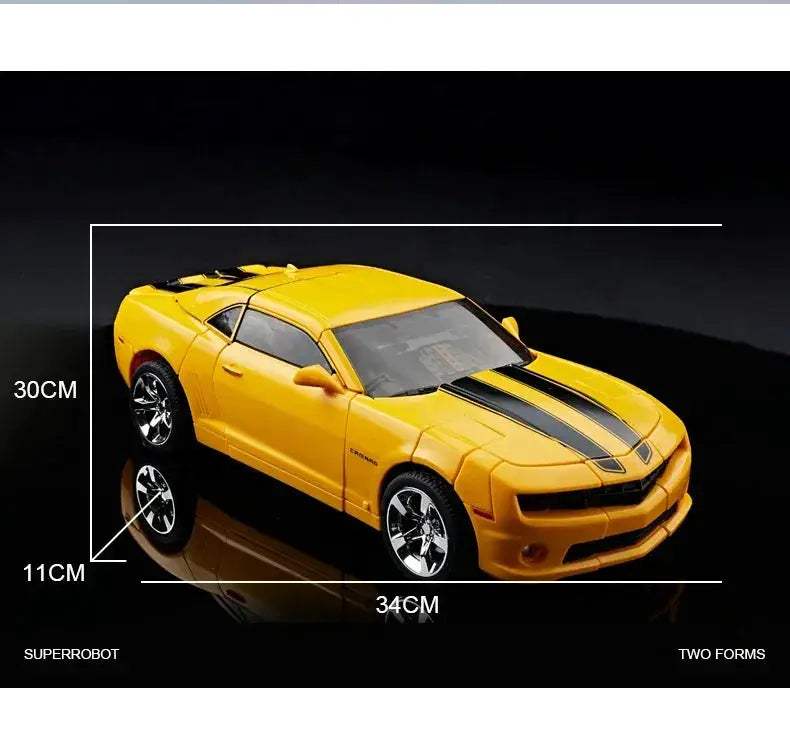 Optimus Prime and Bumblebee Autobots Anime Figures, Transformation Robot Toys 30 CM - Image 30