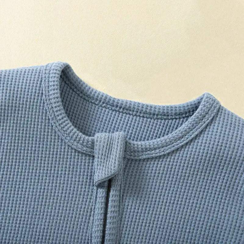 Organic Cotton Baby Romper Zipper Footed Sleepsuit - Image 2