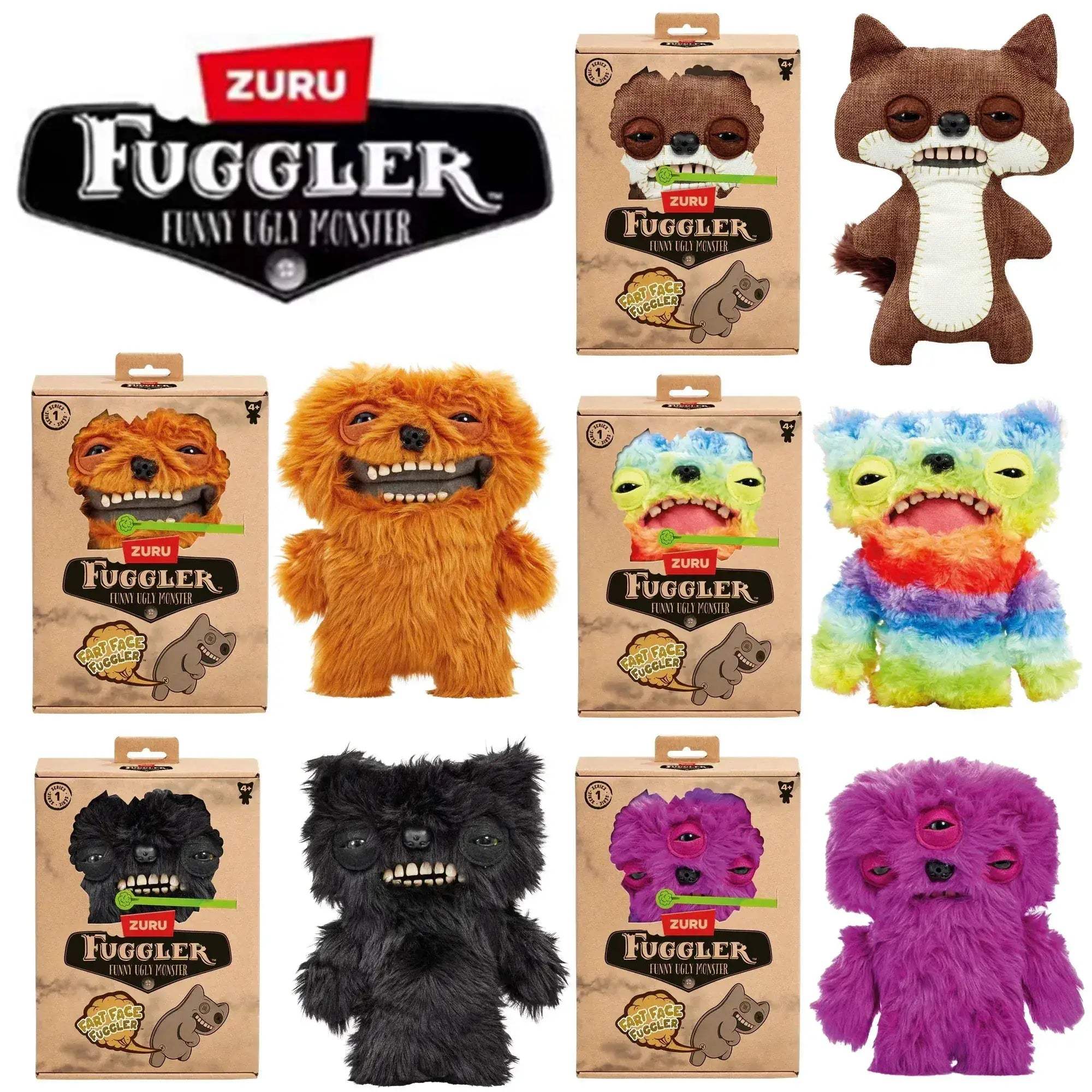 Fuggler Plush Ugly Monster Doll Soft And Huggable Toy