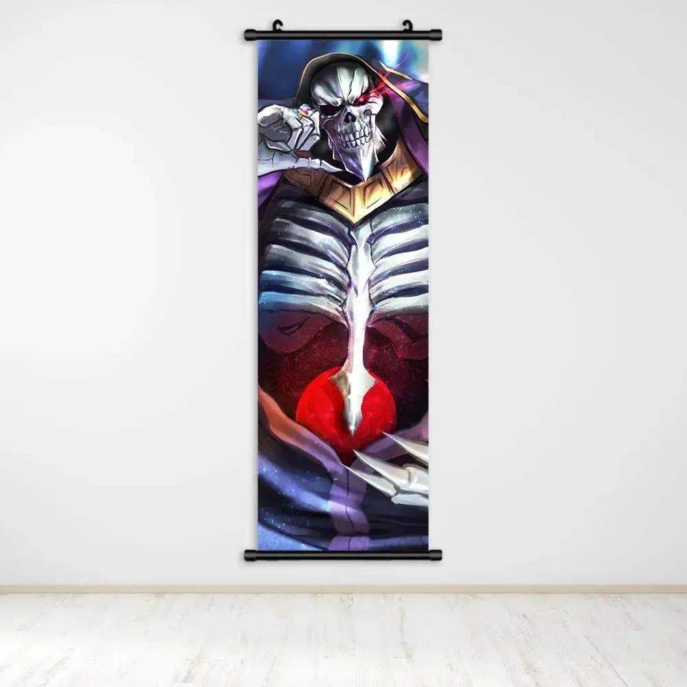 Overlord Anime Canvas Wall Art, Hanging Scrolls Digital Painting Print Posters - Image 15