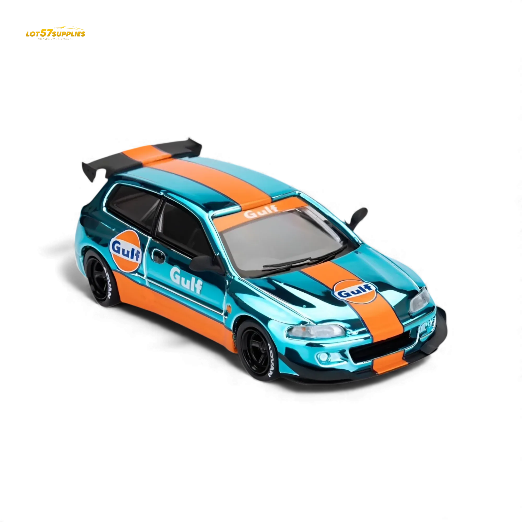 Pandem Civic EG6 Rocket Bunny Gulf Diecast Limited